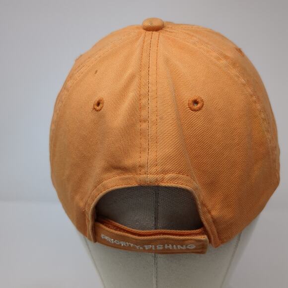 St. Croix Rod 60th Anniversary Strapback Baseball Cap Orange One Size Adjustable - Picture 6 of 10